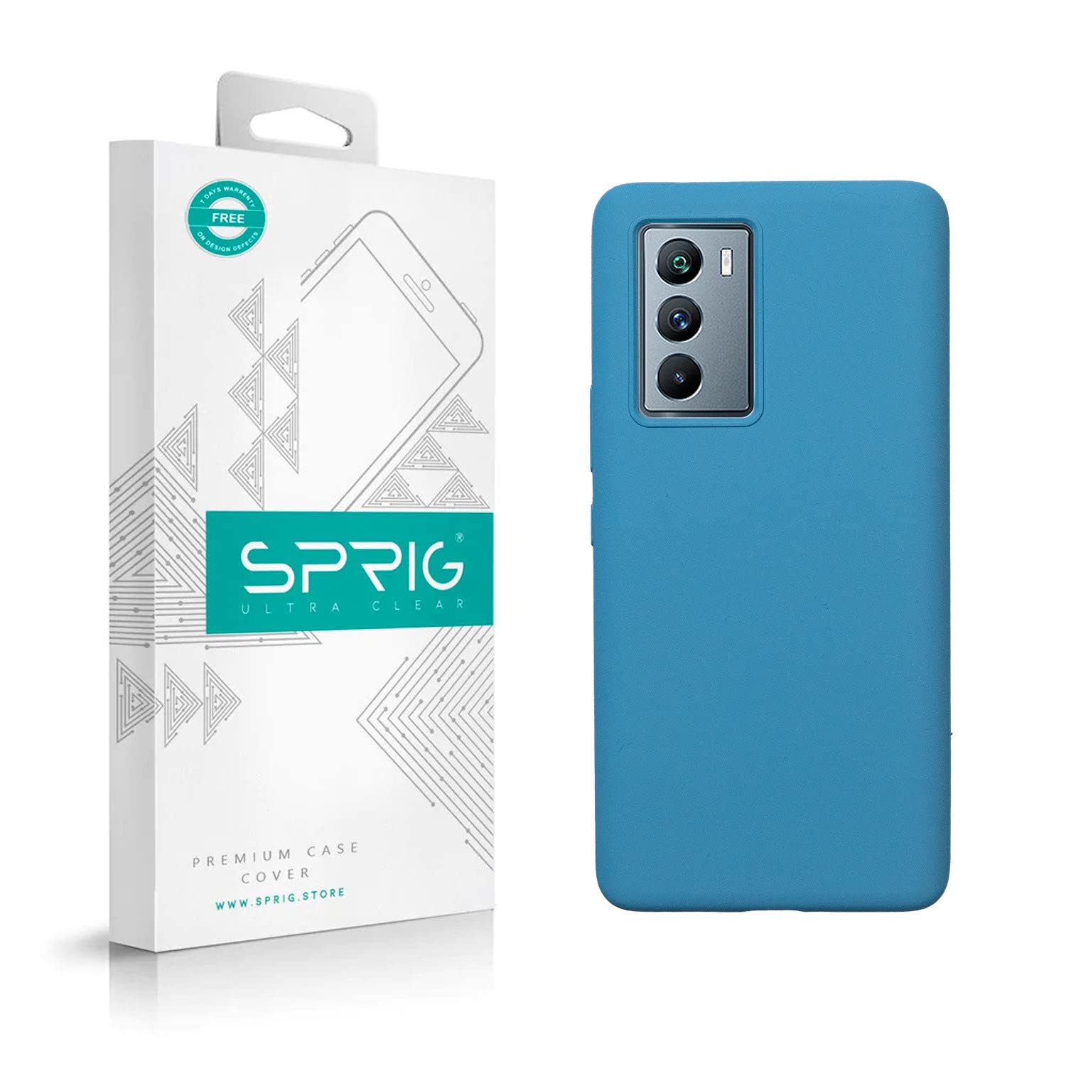 SPRIG Compatible with IQOO 9 SE 5G Liquid Silicone Premium Back Cover Drop Tested Shock Proof Mobile Case for Men, Women, Boys and Girls with Camera Protection (Denim Blue) (B0BB7VJ29L) Amazon Price History, Amazon Price Tracker