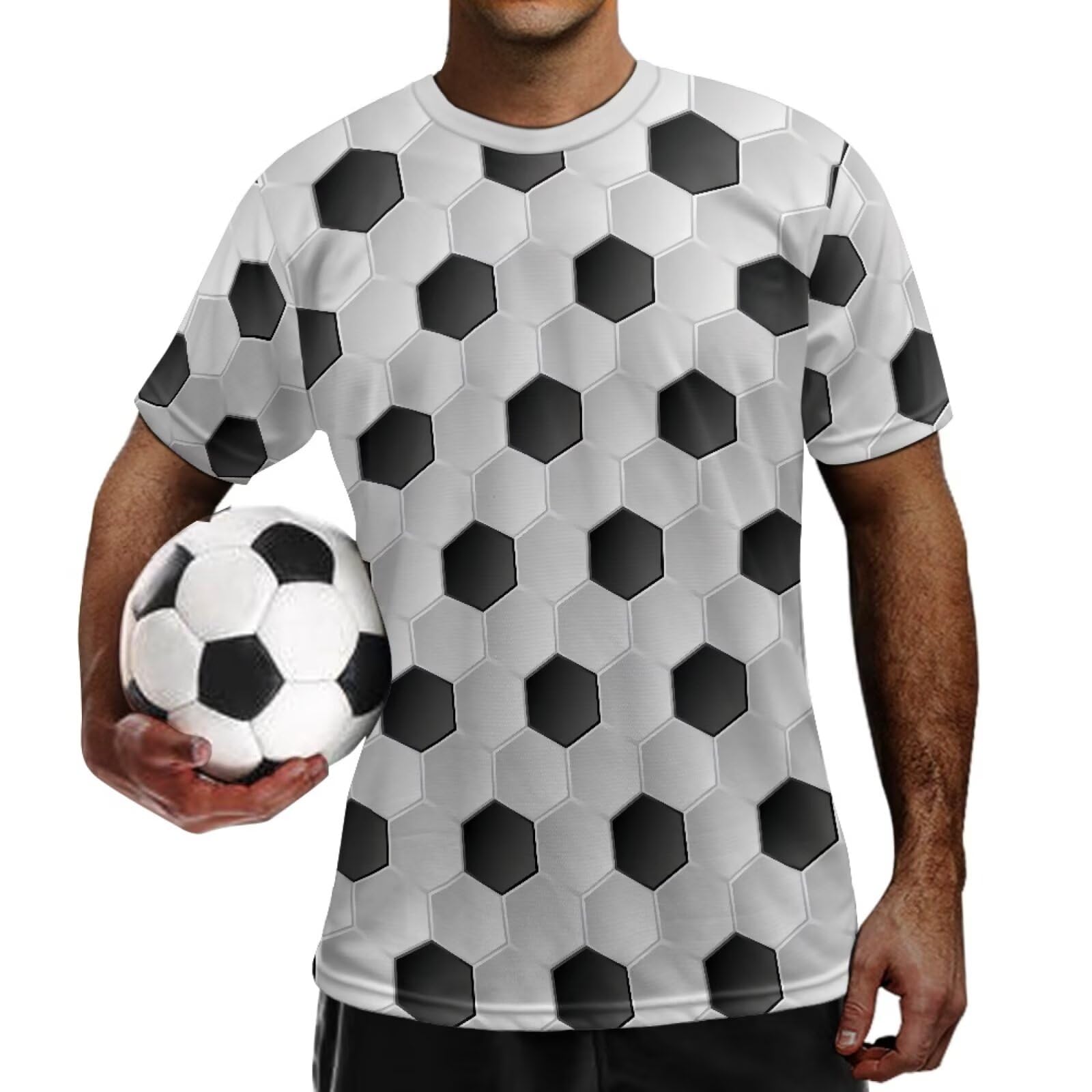 Menostgox World Cup Soccer Jersey 2026 Short Sleeve Soccer Training Shirts Quick Dry Breathable