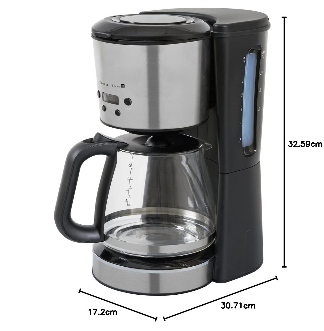 Tarrington House Máquina de café CM2204, 1,5 l, 1080 W