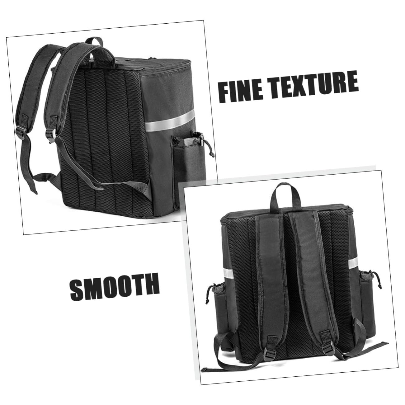 Ciieeo Tragbarer Thermorucksack für Lebensmittel Wasserdichte Lebensmitteltasche Thermotasche als Lunchtasche Picknicktasche oder Campingtasche mit Verstärktem Schultergurt für Hohen