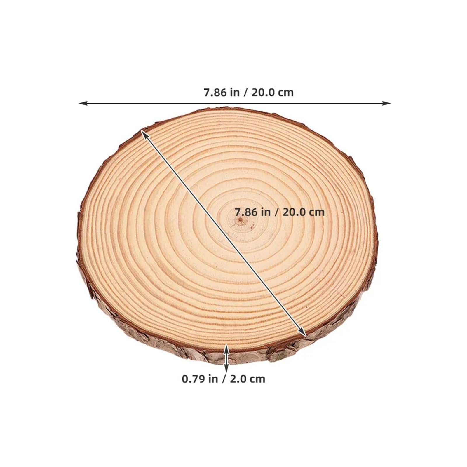 Pas Japonais Jardin Tremplins en bois for l'extérieur, 2 pièces