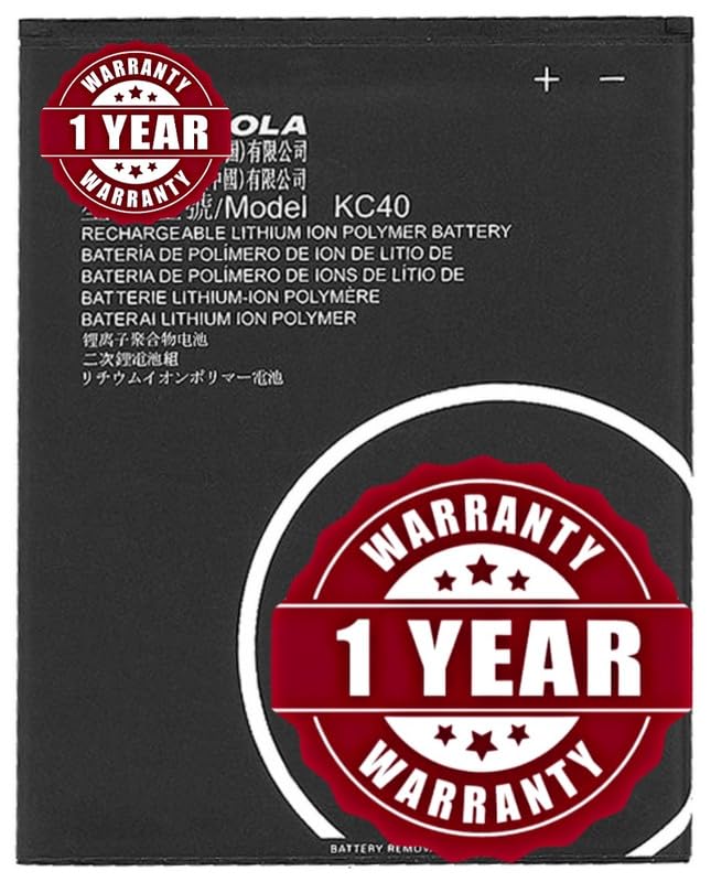 Original KC40 Battery for Motorola Moto E6 Plus - (3000 mAh) - 1 Year Warranty_MC11