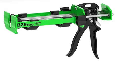 Albion Engineering Company B26T600 Serie B-Line - Pistola adhesiva manual multicomponente para cartucho epoxi, relación 11 (300 x 10.1fl oz) y