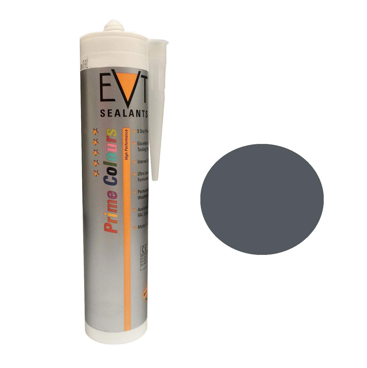 EVT Prime Colour - Silicone (RAL Coloured Silicones) (RAL 7011 Iron Grey)