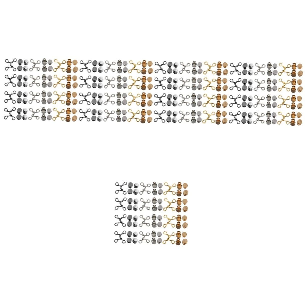 SHINEOFI 60 Juegos De Hebillas Para Ajustar La Cintura Botones De Liberación Lateral Para Pantalones Vaqueros Botones De Repuesto Para Vaqueros Hebillas De Chaleco Más Pequeñas