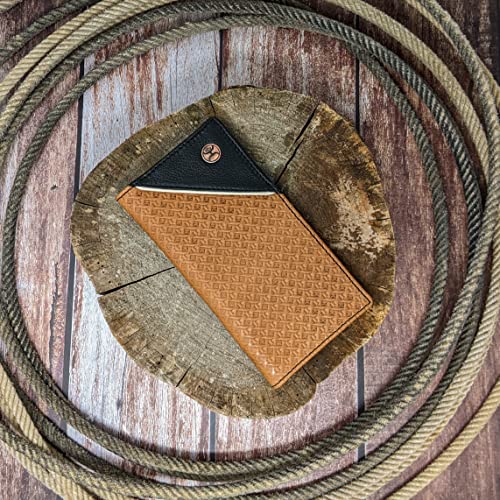 HOOEY Leather Men’s Western Rodeo Wallet (Basketweave - Black Corner)4