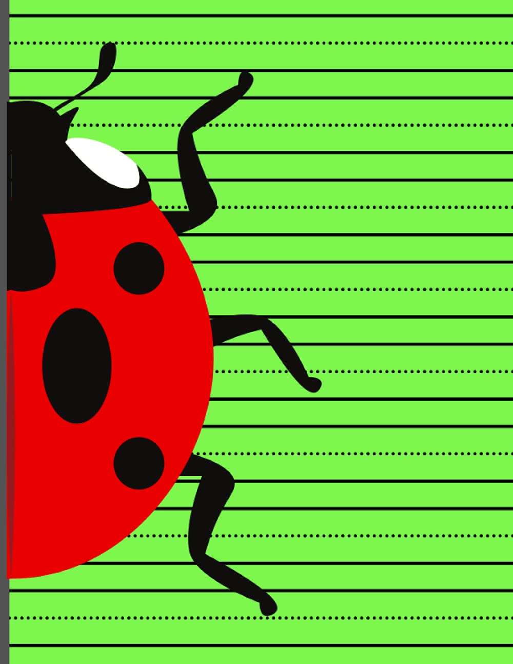 Ladybird Handwriting Practice Notebook for Preschoolers: Workbook for First Steps in Writing (Notebooks for Elementary School and Kindergarten)