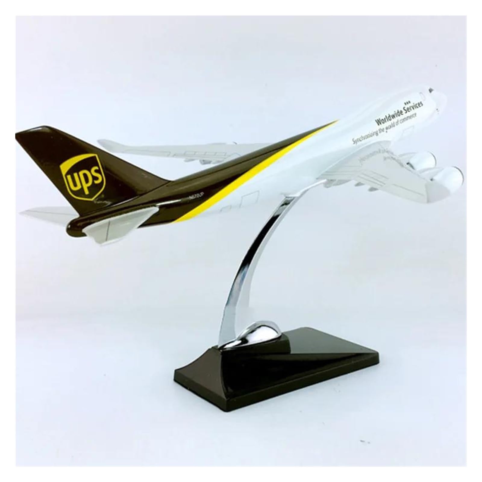 Vintage Classics samolot 32CM B747-400 B747 UPS Express Cargo Airlines samolot żywica plastikowy model samolotu zabawka