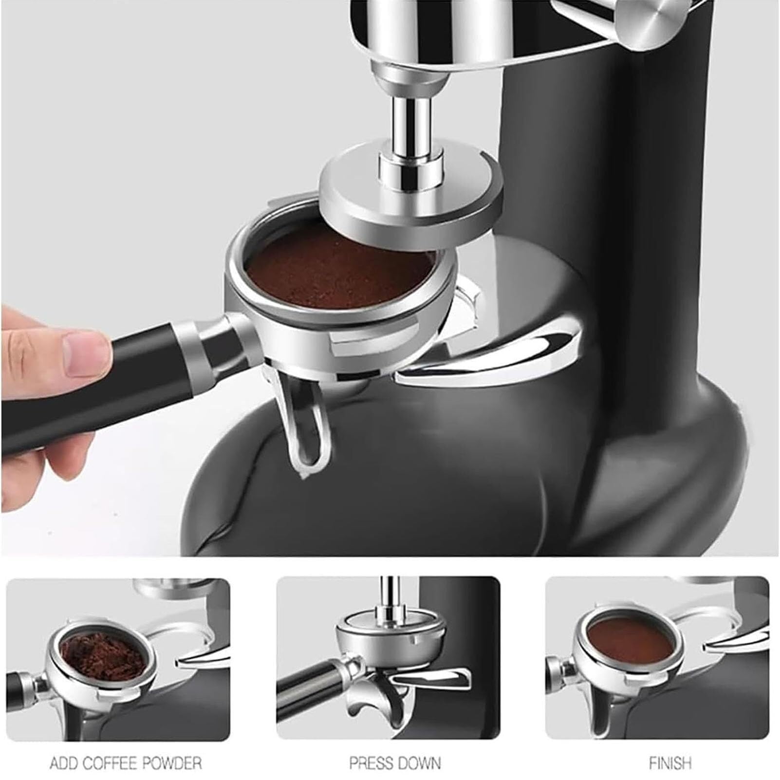 Prensa de Café Manual 58 mm - Tamper para Espresso