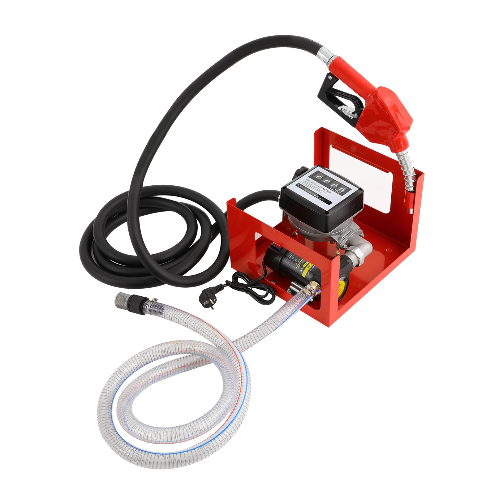 Bomba Transferencia Diesel Bomba Gasóleo Eléctrica 230V Con Medidor Digital