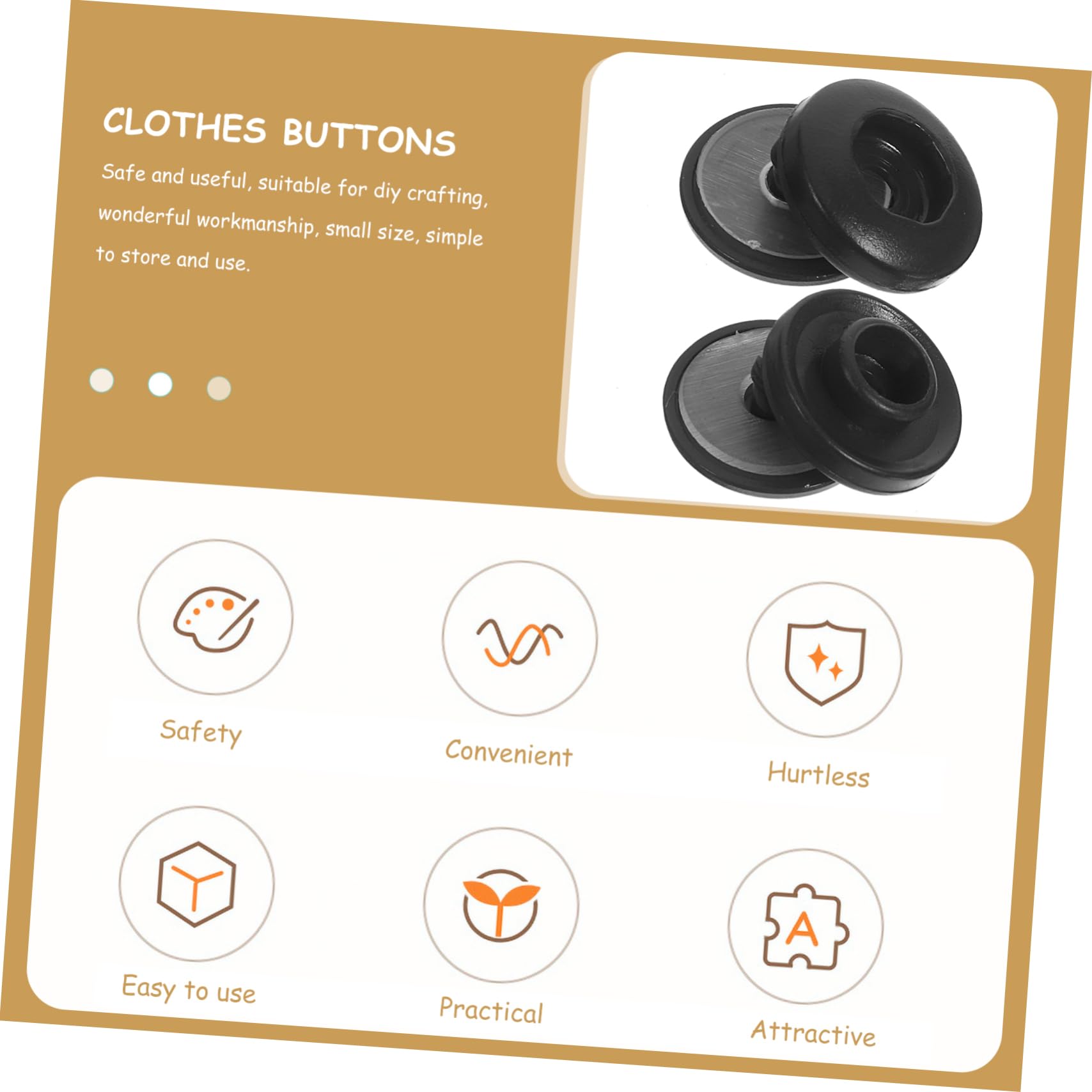 500juegos Botones De Presión De Plástico Para y Ropa Botones Para Manualidades Fáciles De Instalar Perfectos Para Proyectos De Costura y Creación De Ropa Infantil