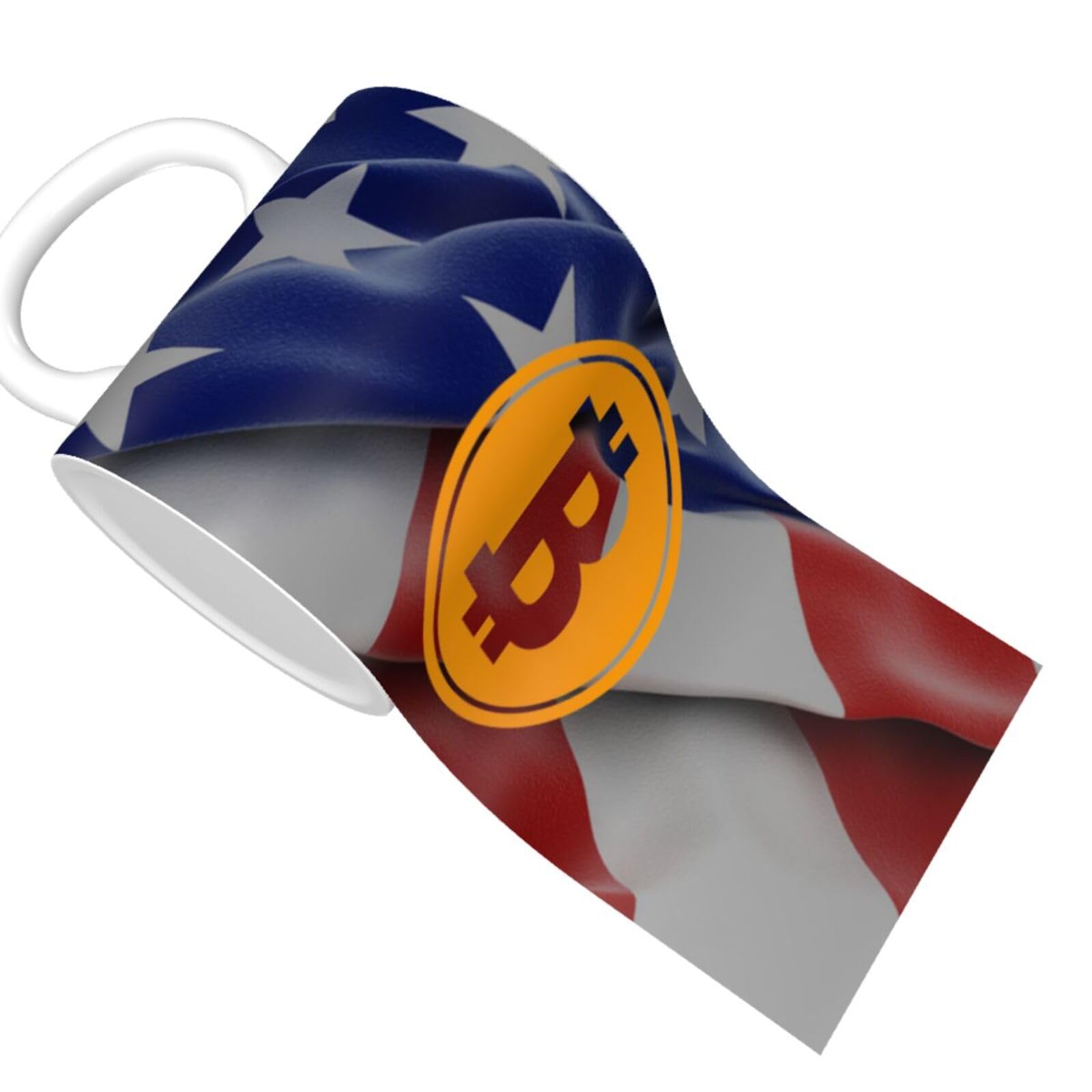 Amazon.com: Bitcoin Maximalist Symbol Logo Cryptocurrency American Flag  Coffee Mugs | Funny 11 Oz Mugs For Home, Office| Unique Gift For Him/Her :  Home & Kitchen