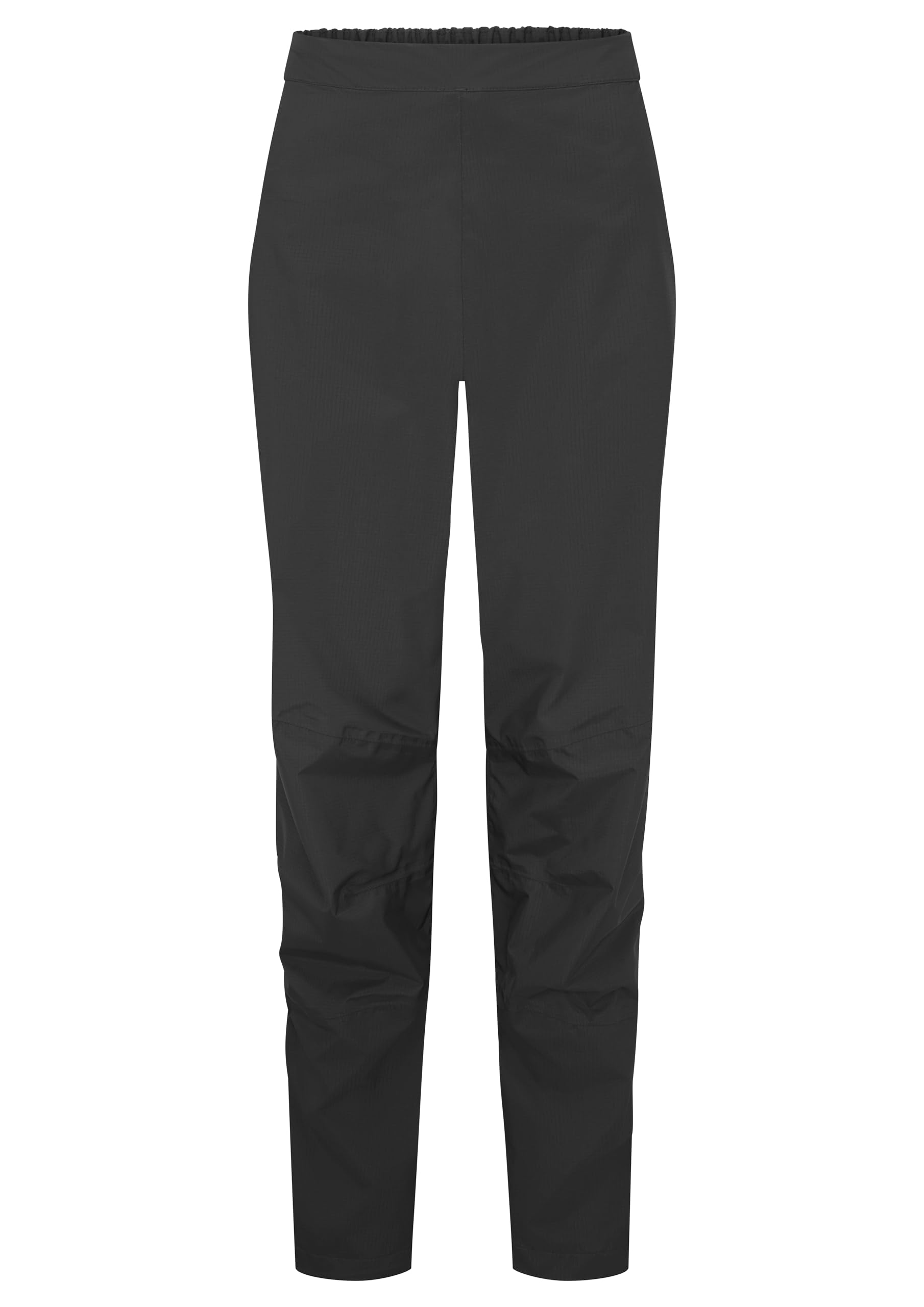 Rab Women's Downpour Mountain Pants - Waterproof Breathable Rain Trousers for Hiking & Trekking - Black - 12/28-Inch Inseam