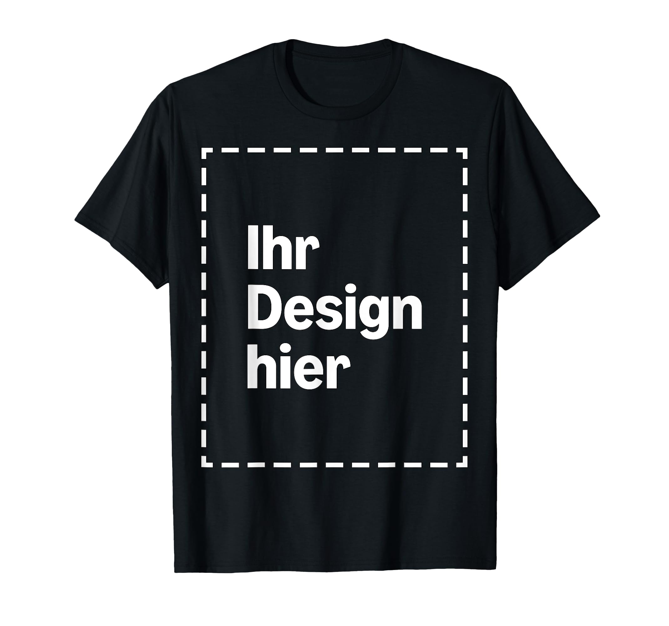 Personalisiertes T-Shirt mit Druck auf der Vorderseite