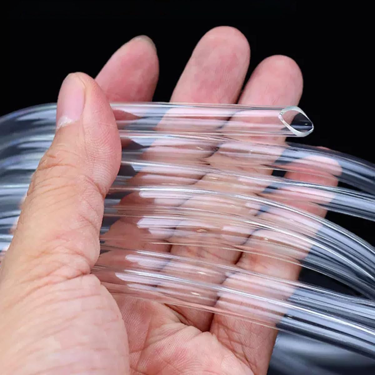 1M PVC Hose Tube, Clear Tubing Pipe for Fish, Engineering, Industry Multipurpose(32Mm*38Mm)