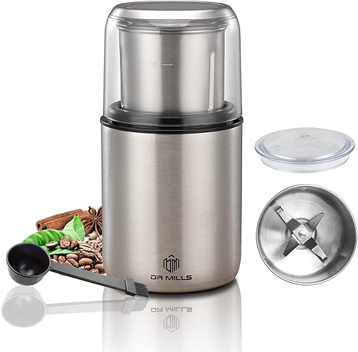 DR MILLS DM7452 Electric Dried Spice and Coffee Grinder, Grinder and