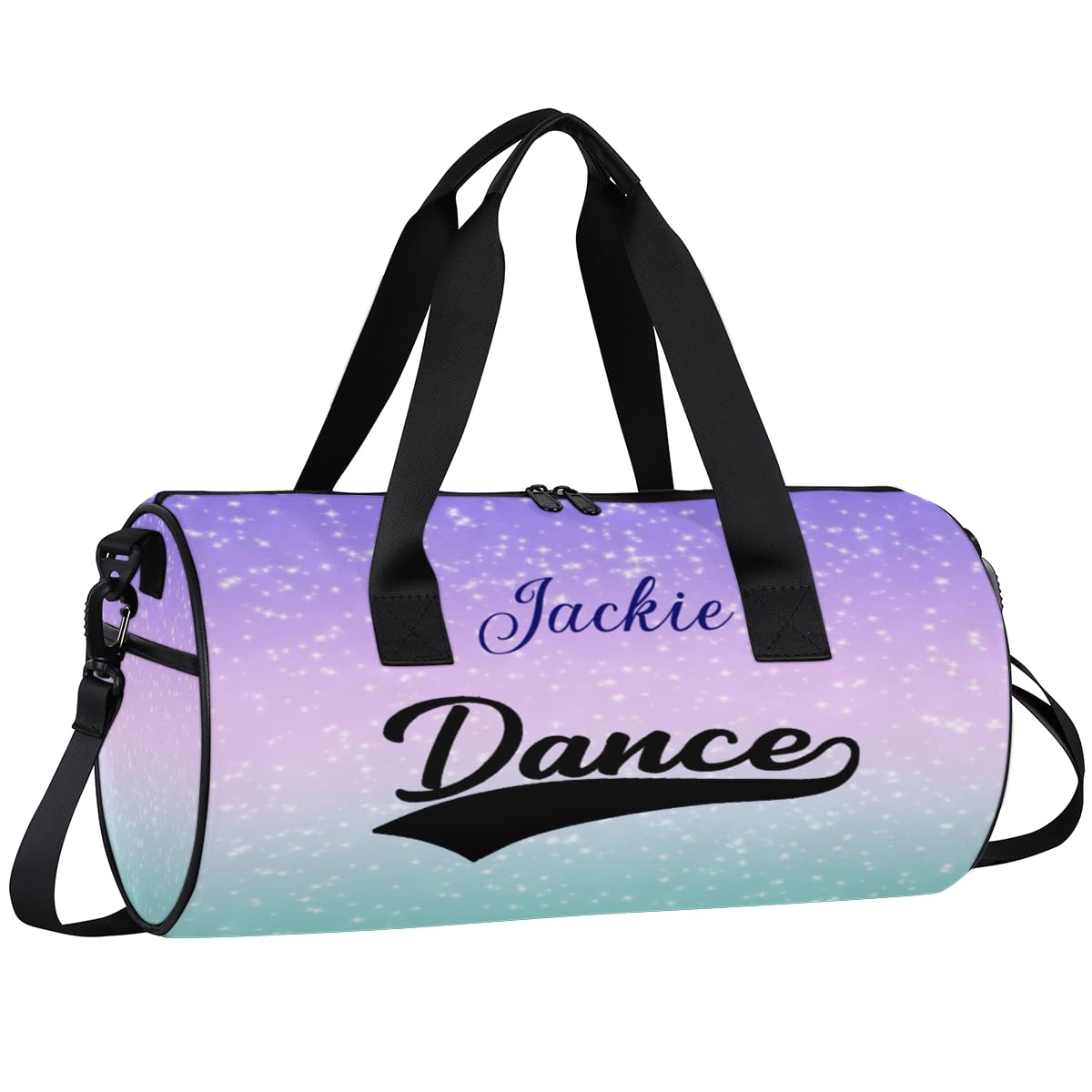 Bardic Personalized Dance Bag Gym Bag for Girl Custom Duffel Overnight Bag Travel Duffel Bag Customized Sports Gym Bag Duffel Bag for Kids Gifts - DANCE