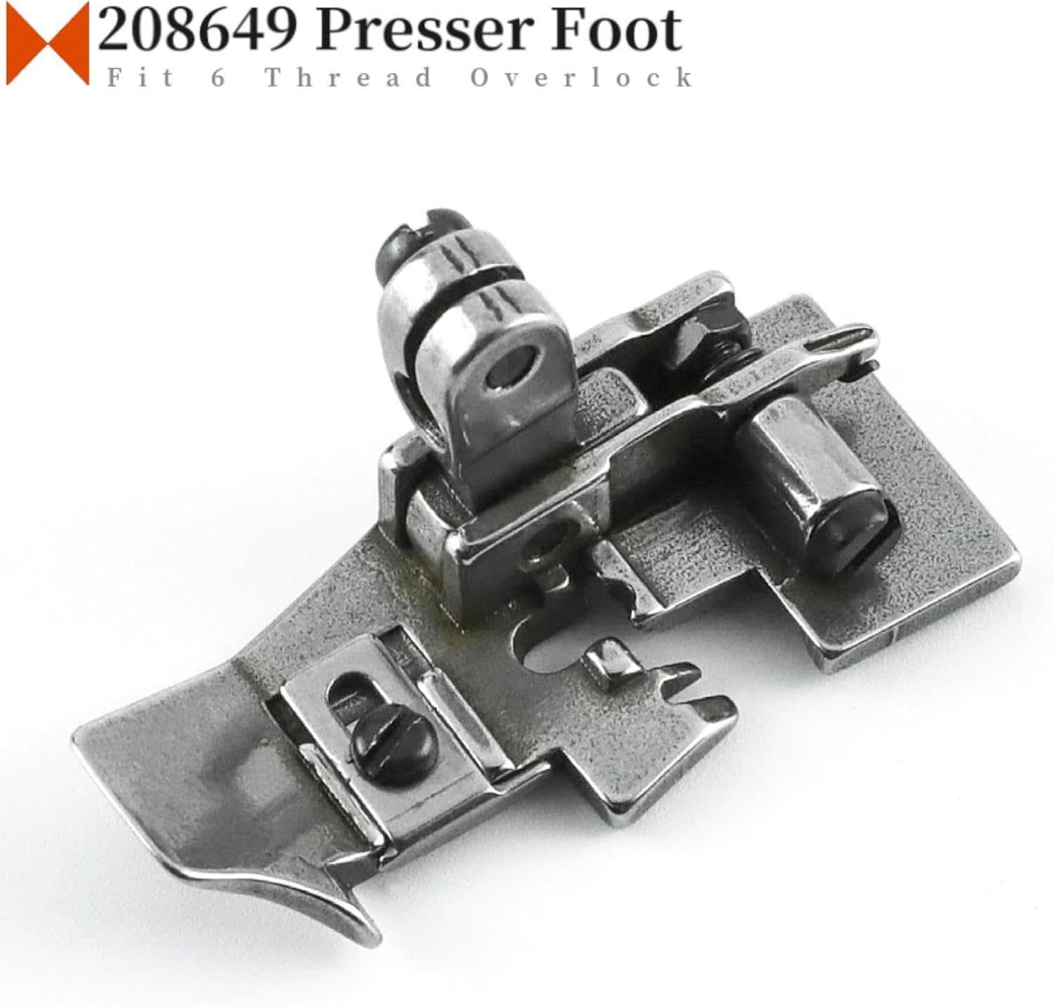 Blooy 208649 Presser Foot with 'Fit 6 Thread Overlock' text