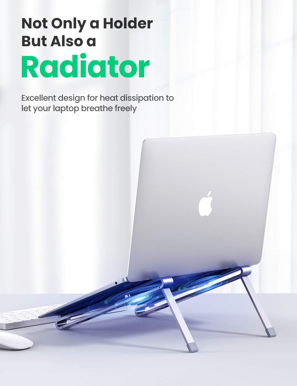 UGREEN Laptop Stand Adjustable Laptop Stand for Desk Foldable Laptop Stand Lightweight Cooling