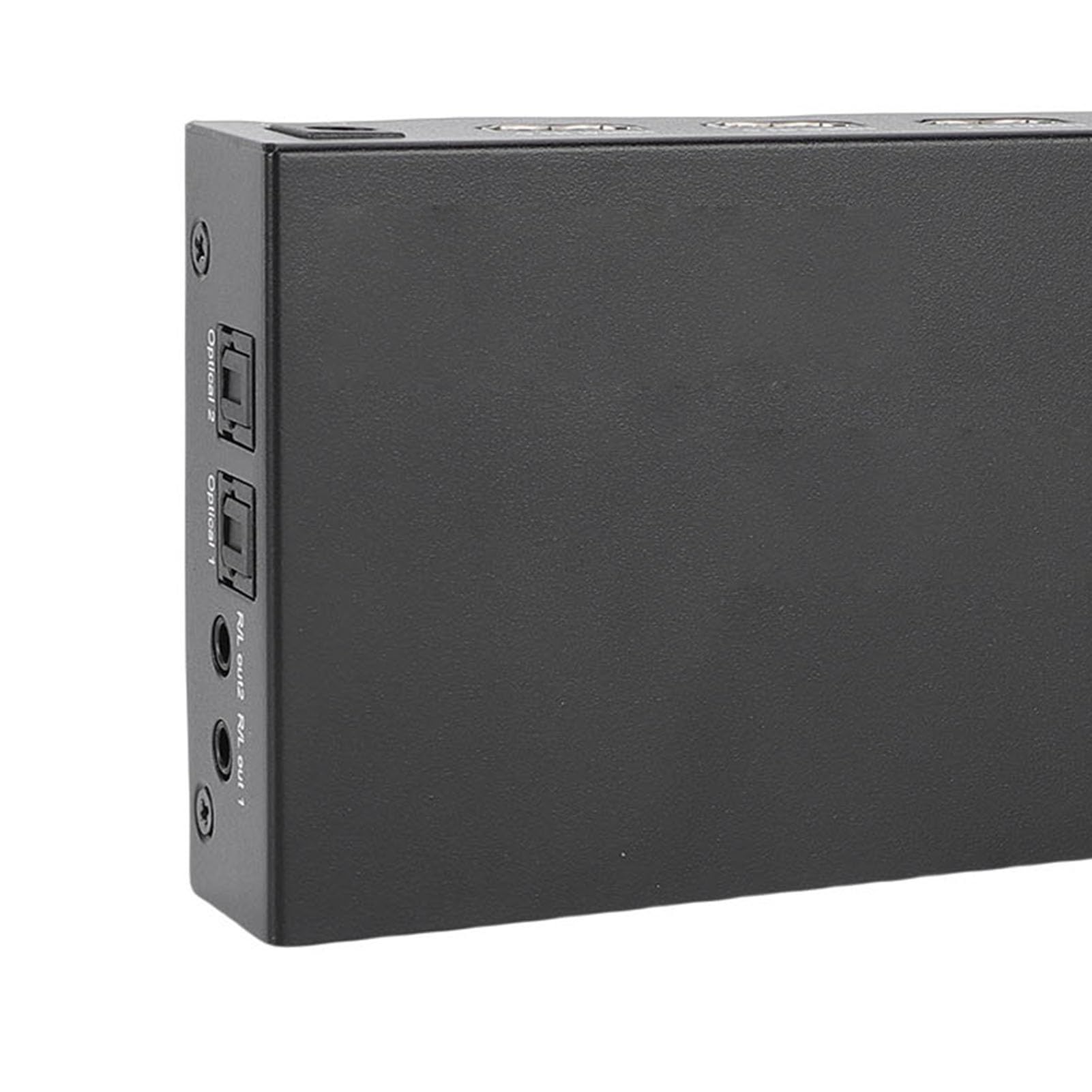 Bewinner Interfejsu Multimedialnego 4K 60 Hz 6x2 HD, Płynny Rozdzielacz Wideo z Optycznym Wyjściem SPDIF 3,5 Mm, Pilot do Projektorów z Dwoma Wyświetlaczami (wtyczka UE)