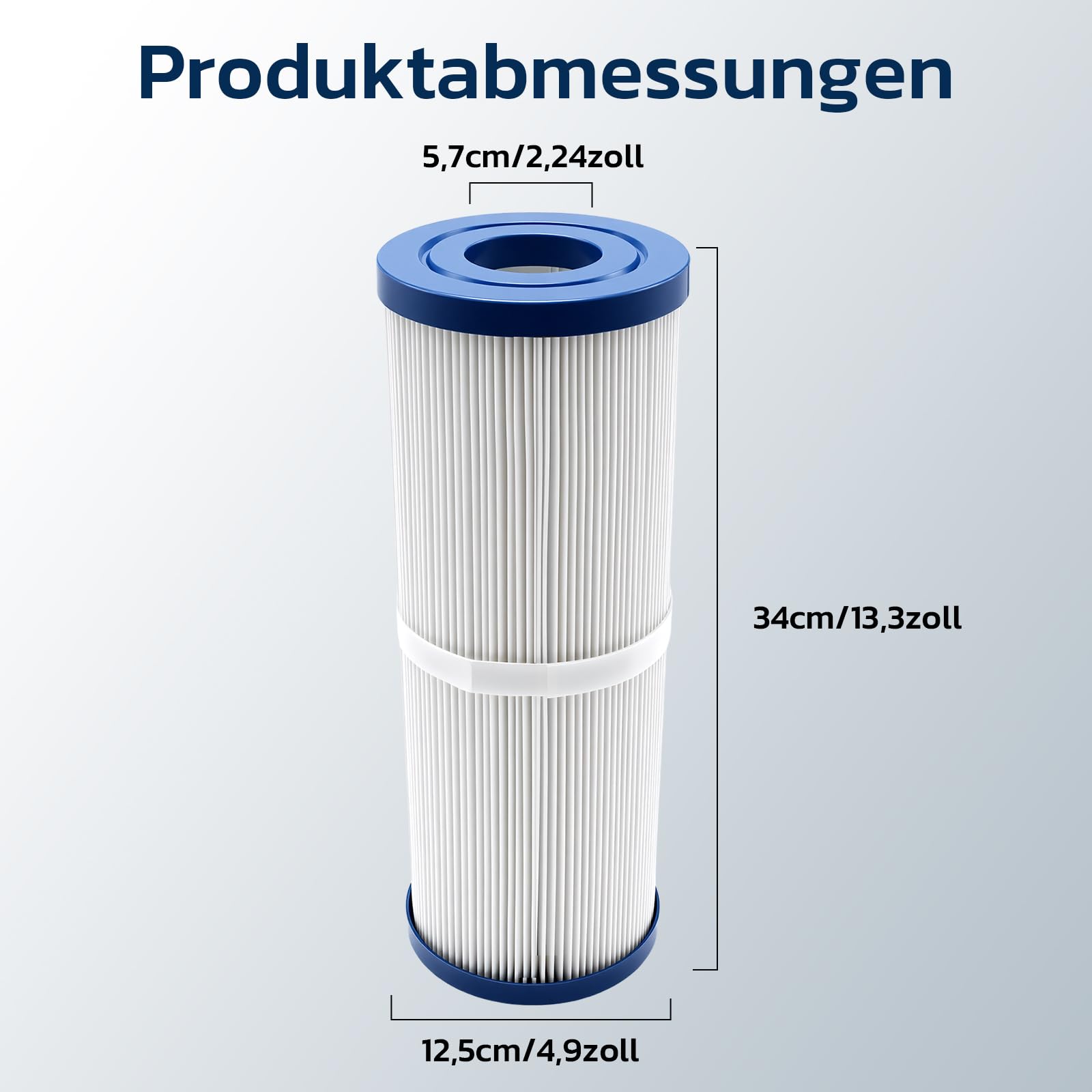 Lot de 2 filtres de spa PRB50-IN pour filtre spa Unicel C-4950, remplacement pour Filbur FC-2390, remplace SD-00201, SD-00455, 15002, 25391, PLE-051-0088