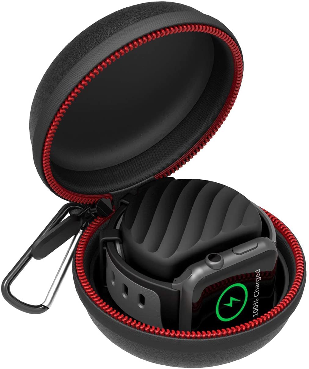 Sounce Leather Cover for Apple Watch Charging Holder Dock, Waterproof Charger Cases and Hard Protective Portable Travel Case for 38mm 40mm 41mm 42mm 44mm 45mm 49mm Ultra iWatch Series 1 2 3 4 5 6 7 8 (B08F2SQ65N) Amazon Price History, Amazon Price Tracker