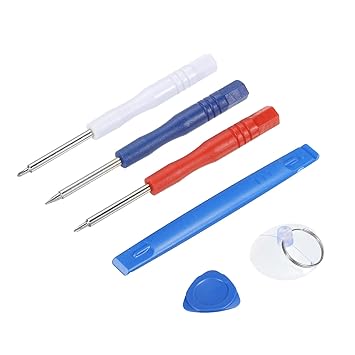 PATIKIL Phone Pry Opening Tools Screwdriver Kit Set 6 in 1 for Cellphone Mobile Phone Laptop PC Repair(P1.5, Y0.6, T0.8)