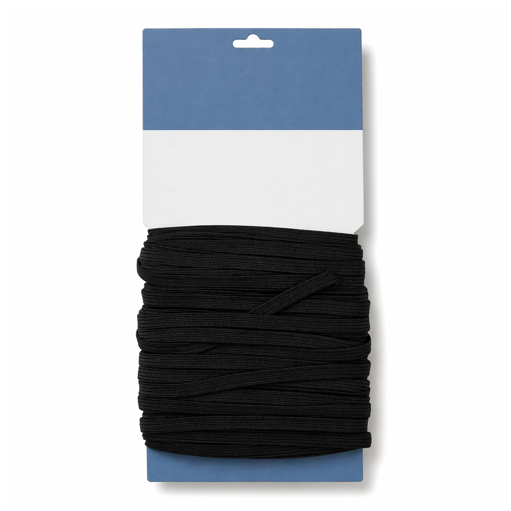 WedDecor 7mm Elastic Flat Heavy Stretch Sewing Bands For Garment Skirt, Trouser Art and Craft Waistband Elastic Cord for Bracelet Making, Clothing, Dress Making, Black, 5 Metres