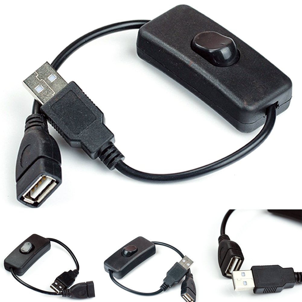 Greatangle Cavo USB da Maschio a Femmina con Interruttore ON/off Cavo di prolunga Cavo per