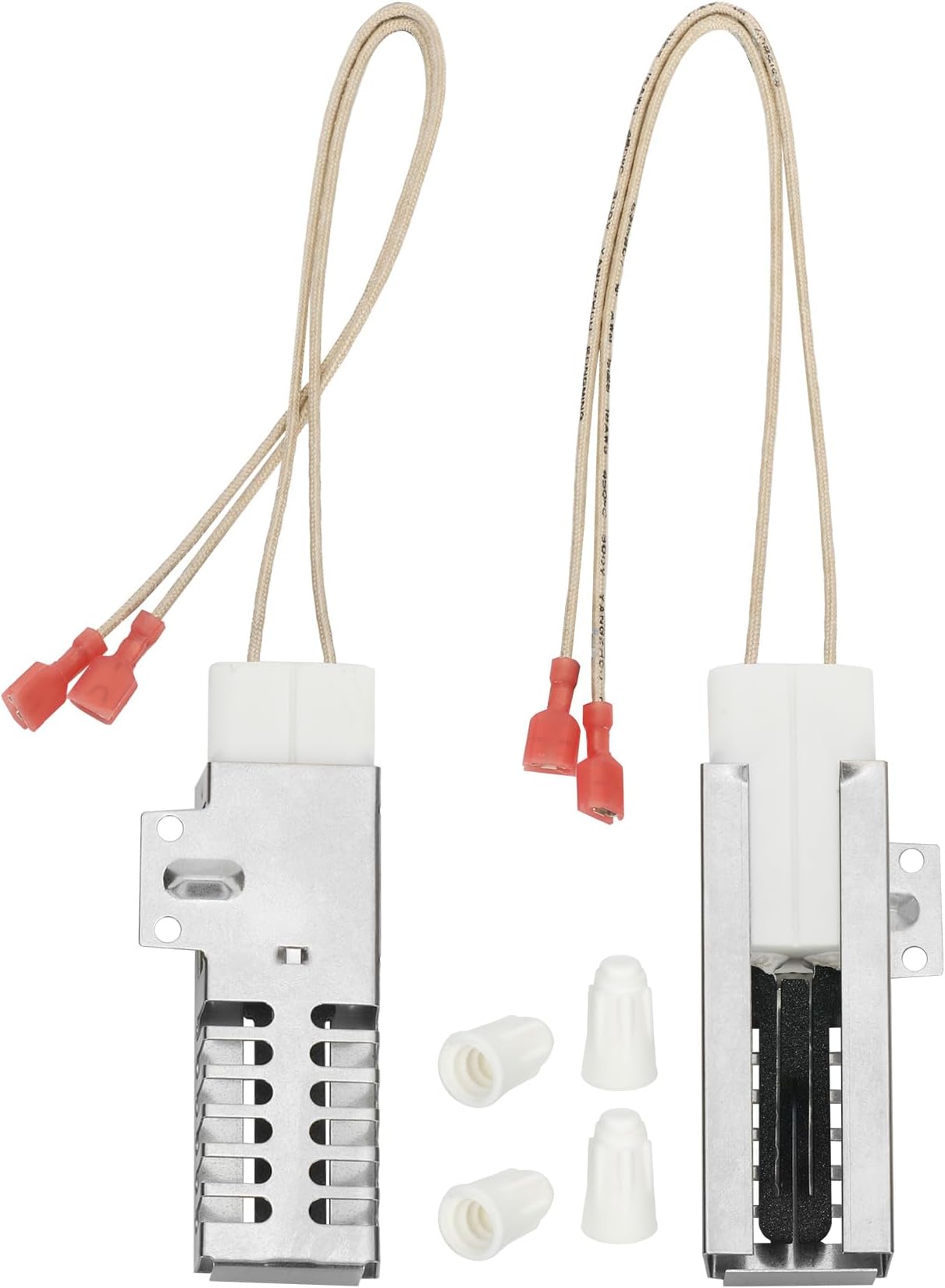 PB040001 Gas Range Oven Igniter-2 Pack and 4 Ceramic wiring cap,Compatible with Viking Oven Part Numbers：AP5315579,065650-000,SGR4001,792263