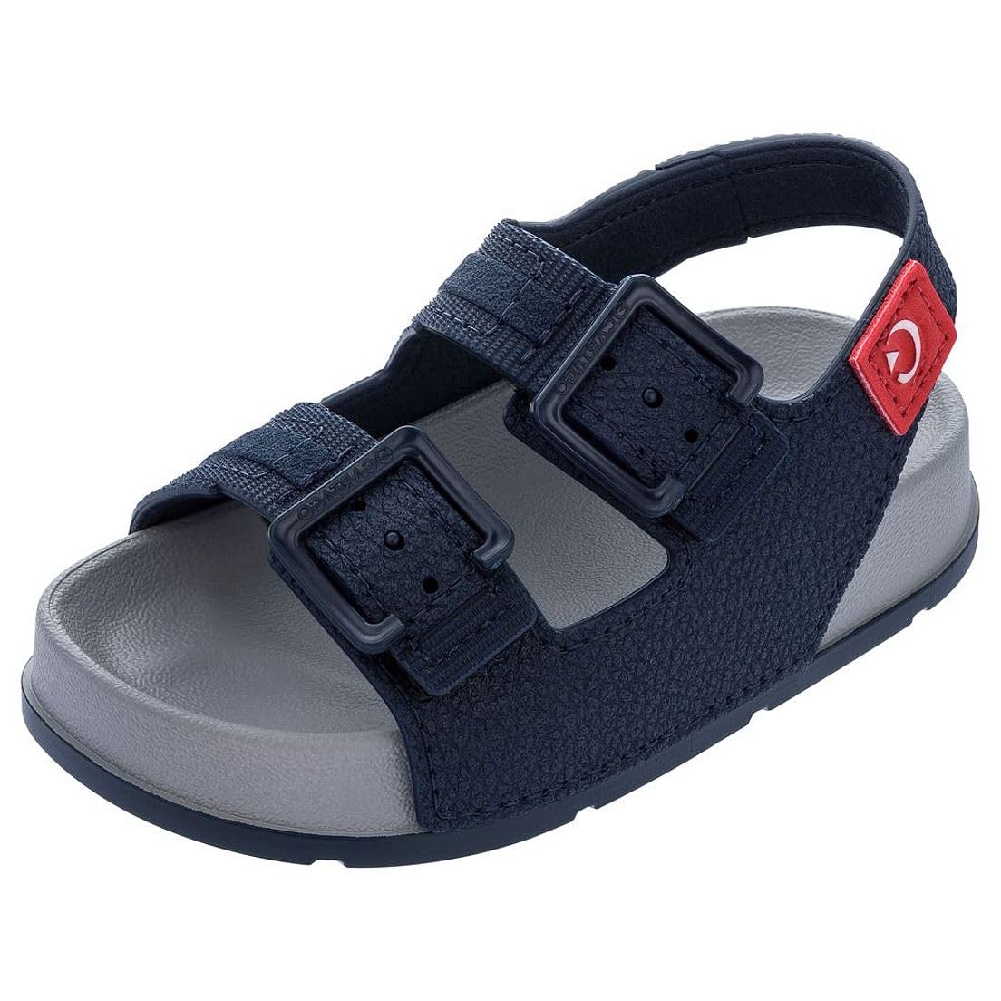 CARTAGO Milao Slide Baby, 22213 Grey/Blue/Red, Sandalias Planas Unisex niños
