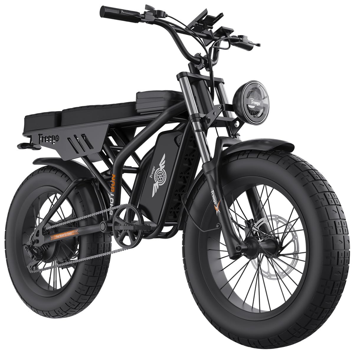 Freego Electric Motorcycle Dirt Bike for Adults, 1400W(Peak)/48V/22.5Ah, F2 Pro 20