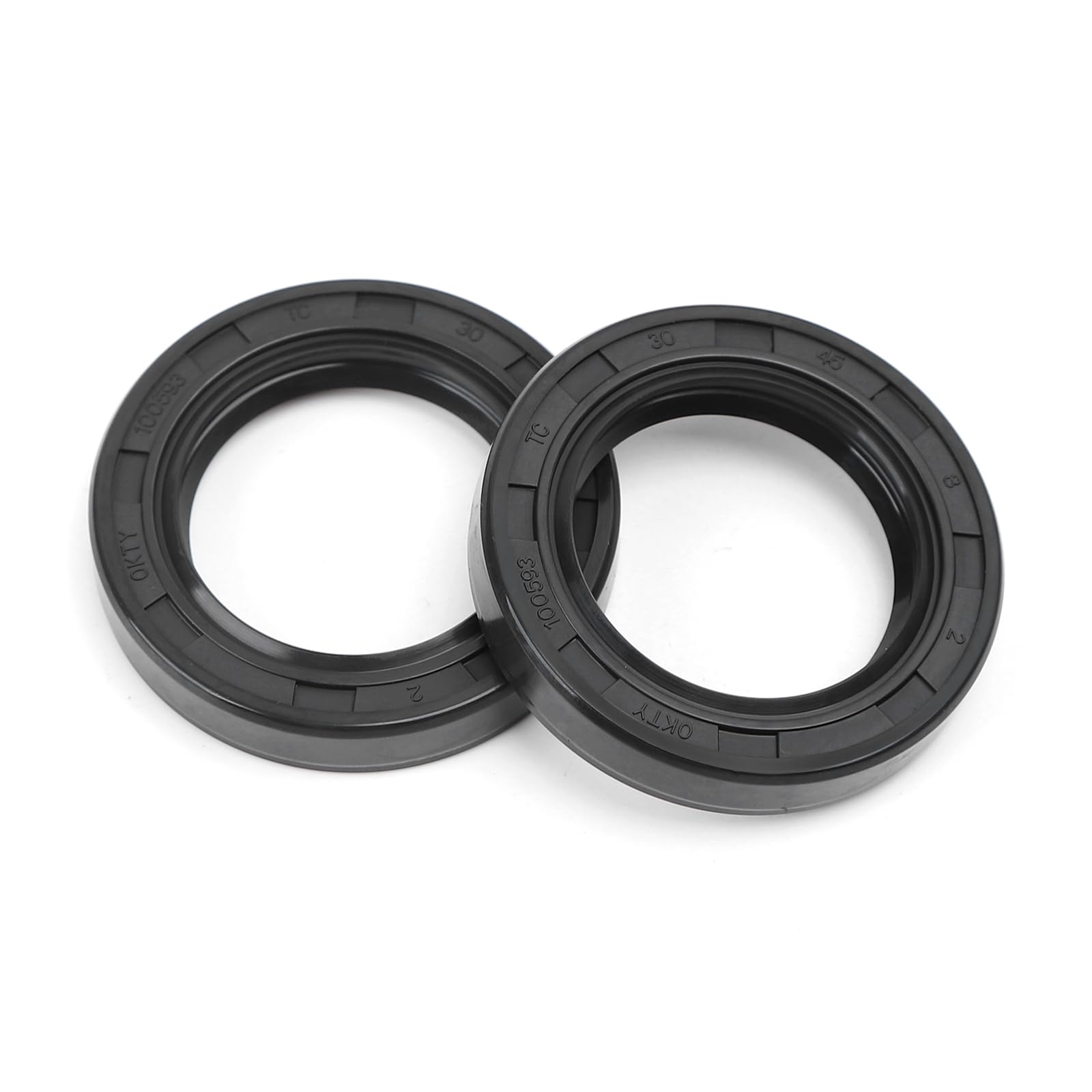 GOFIRA 2Pcs Oil Seal 30x45x8mm Double Lip Spring High-Concentration Nitrile Rubber Aftermarket Replacement Fit CFMoto CForce UForce ZForce OEM