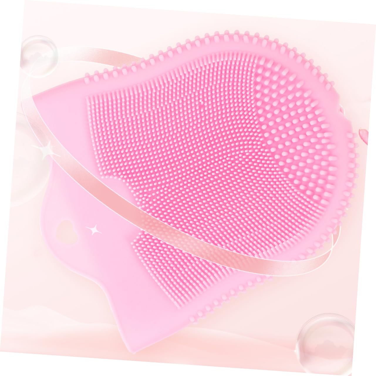 VICASKY Silicone Facial Cleansing Brush Set 2pcs Face Scrubbers for Men Women Gentle Exfoliating Facial Brush