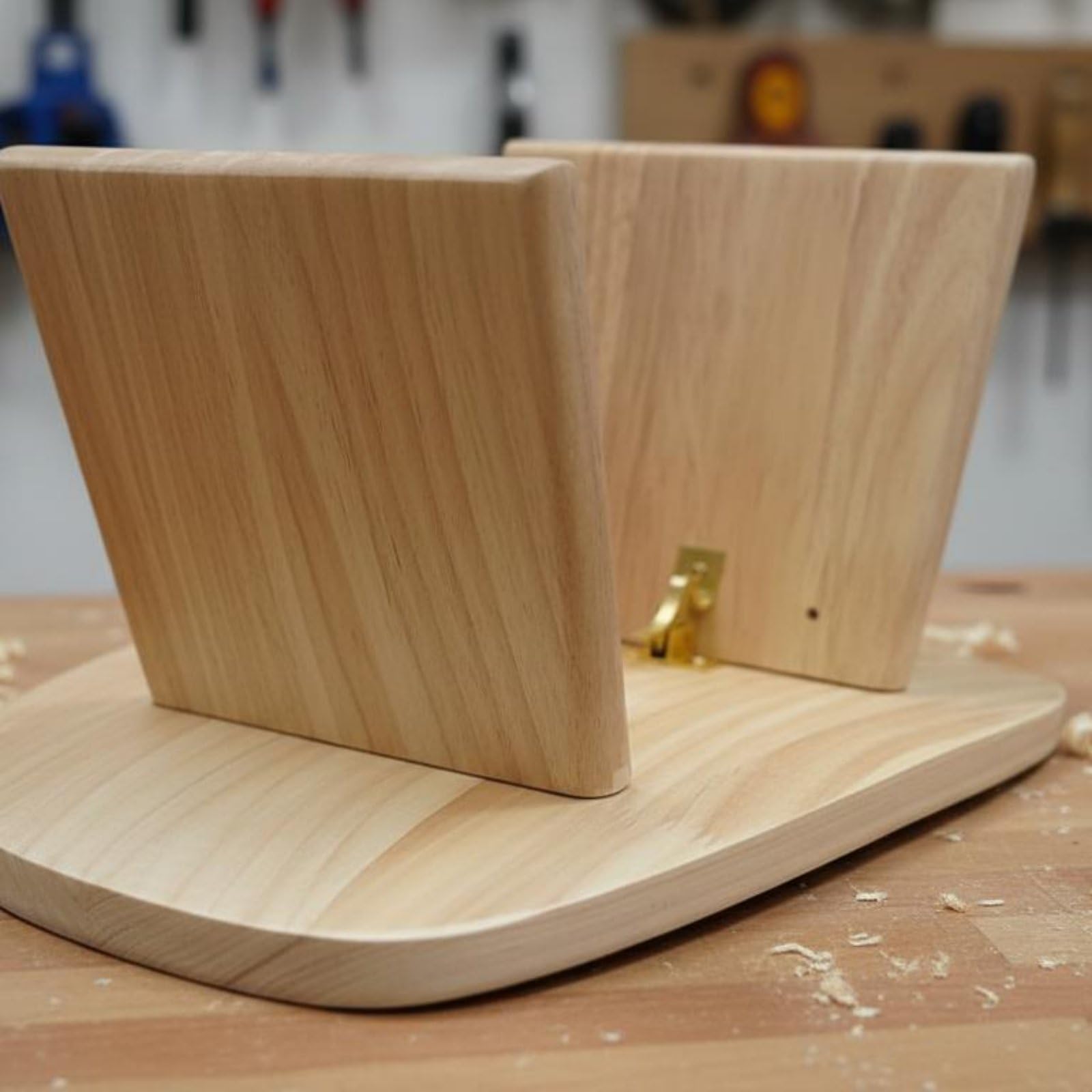 Milageto Banco de Meditación Sólido Asiento Ergonómico para Alineación Correcta Estructura Desmontable Fácil de Soporte Firme para Sesiones, Madera Natural, M+Hebilla
