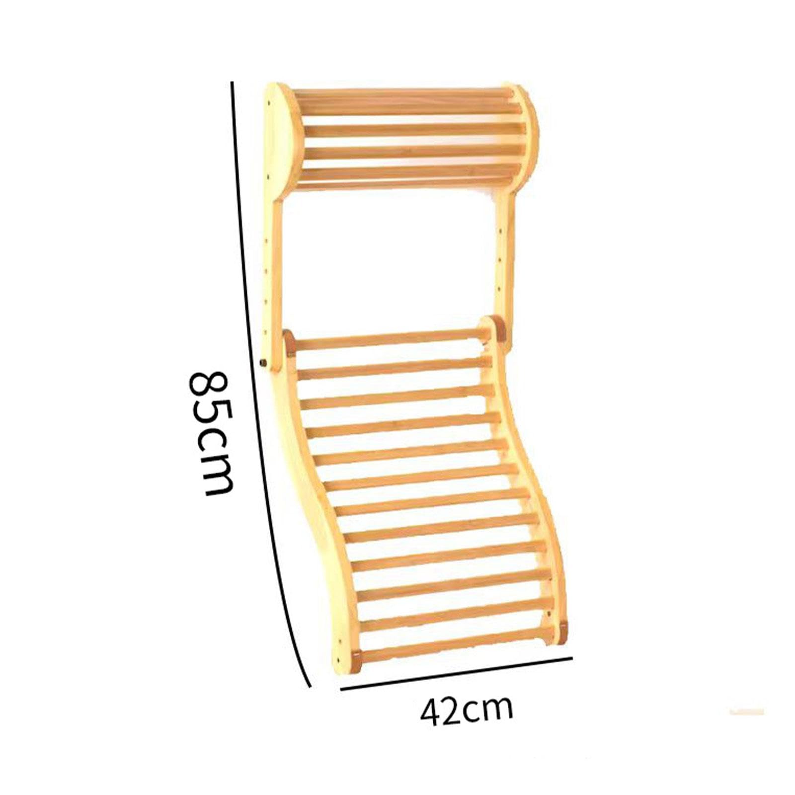 Sauna Rückenlehne, Sauna Kopfstütze, Nackenstütze, Gebogen, Bequemes Zubehör