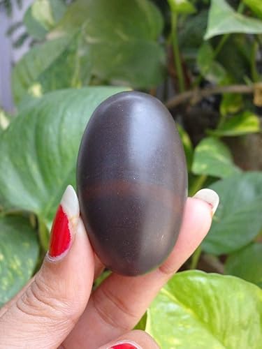 Miniatura 8 de Piedra pulida Shiva Lingam de 2 pulgadas | Piedras de río Narmarda | Cristales curativos | Regalos de cristales religiosos | Piedras de Shiva Lingam