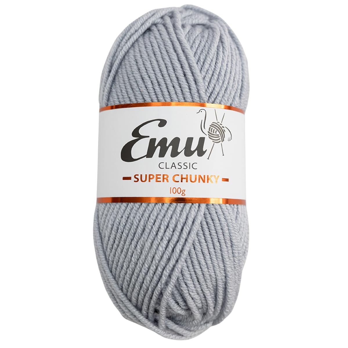 Emu Classic Super Chunky Acrylic Yarn 100g Ball 107m, Silver - 183