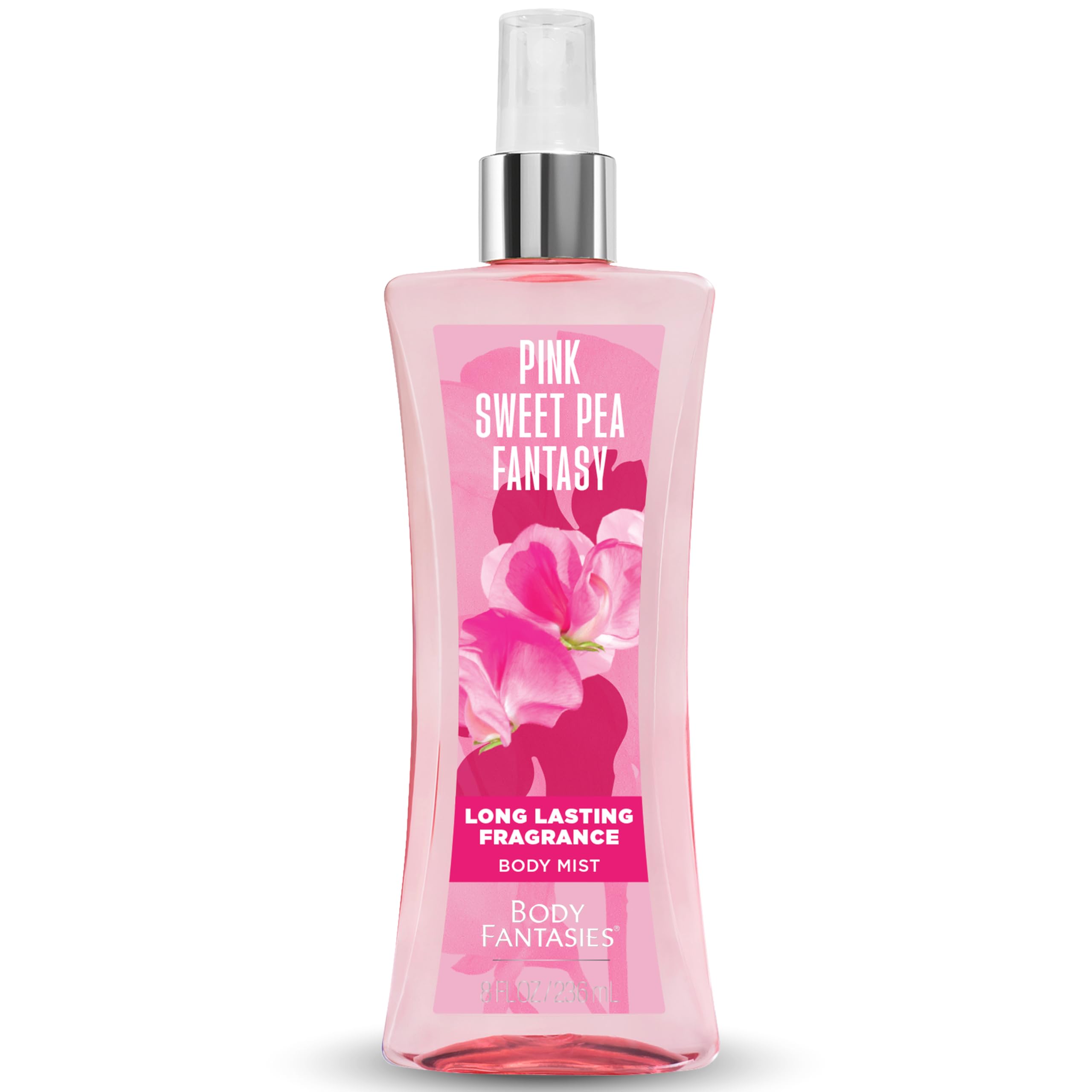 Body Fantasies Signature Pink Sweet Pea Fantasy Fragrance Body Spray, 8 fl oz