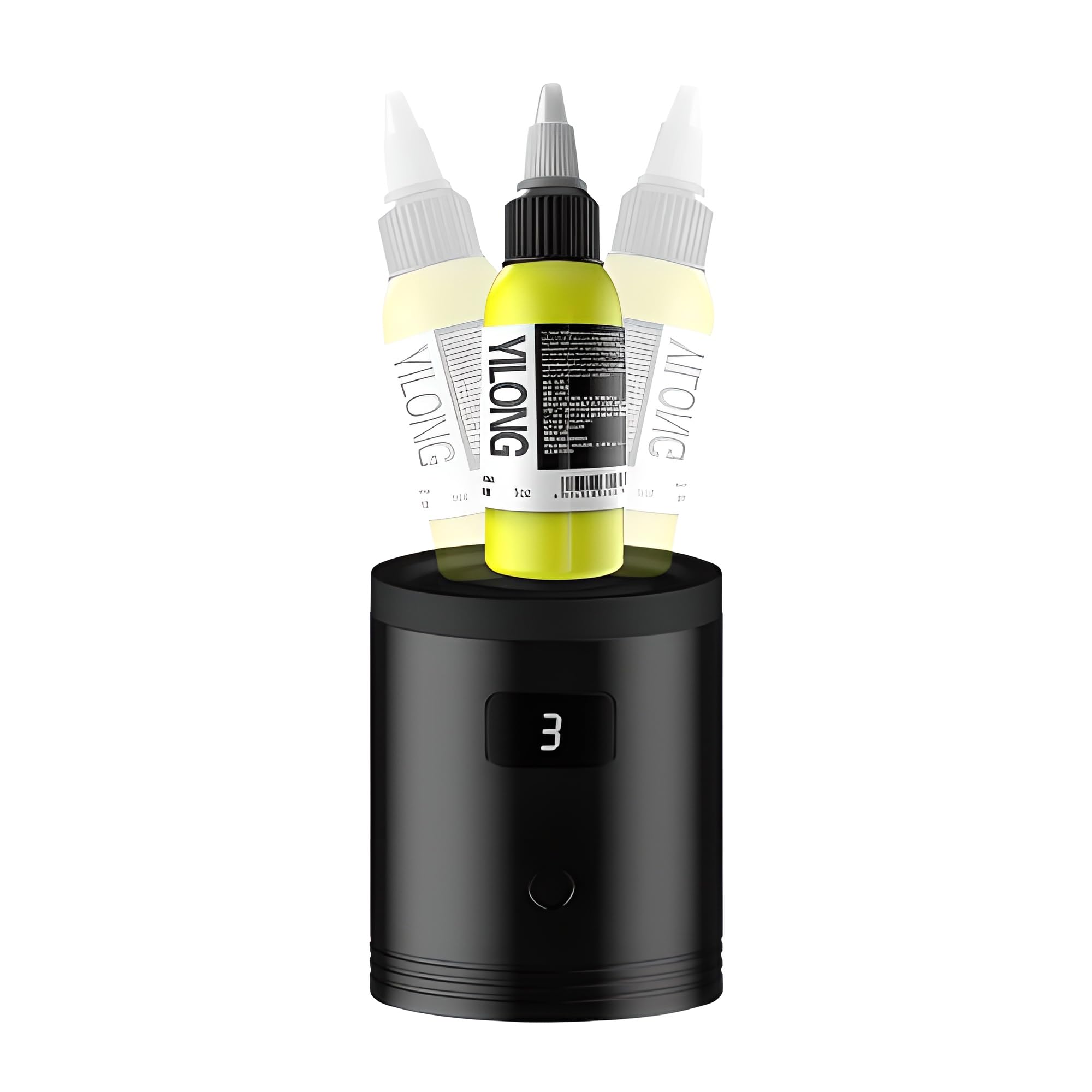 Mini Vortex Mixer, 5200rpm Lab Mini Vortex Shaker Stirrerr Touch Control Agitator Strong Shaking Blender Electric Pigment Ink Mixer Paint Shaker for Acrylic Paint Nail Polish Eyelash Adhesives