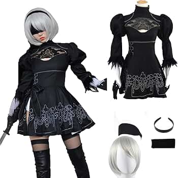 2B コスプレ XSサイズ ブーツ・ウィッグセット 2B コスプレ XSサイズ ブーツ・ウィッグセット