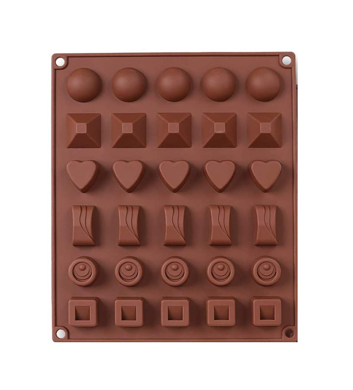 RKPM HOMES Silicone Chocolate Mold Candy Mold Jelly Ice Cube Tray Muffin Sugar Craft Fondant Mold Mould Cake Decorating Tools (12 Cavity Chocolate Mold) — Amazon image 11