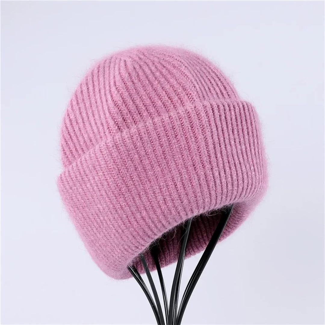 Wvapzxx Cappello Invernale Per Donna Berretti Lavorati A Maglia In Cashmere Cappelli Spessi E Caldi In Lana Per Ragazze