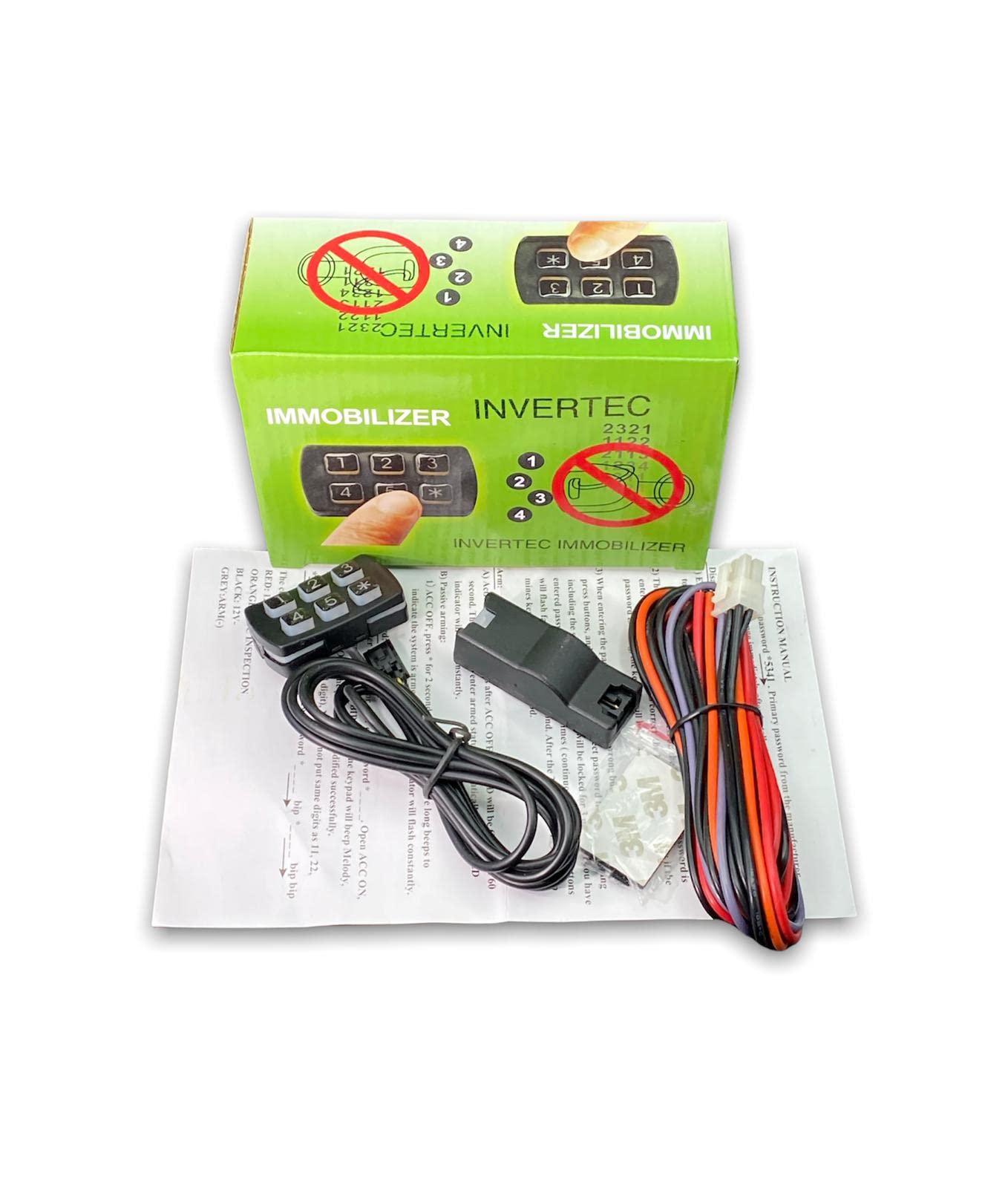 Buy INVERTEC Vehicle Immobilizer Code Passcode, (Theft Prevention