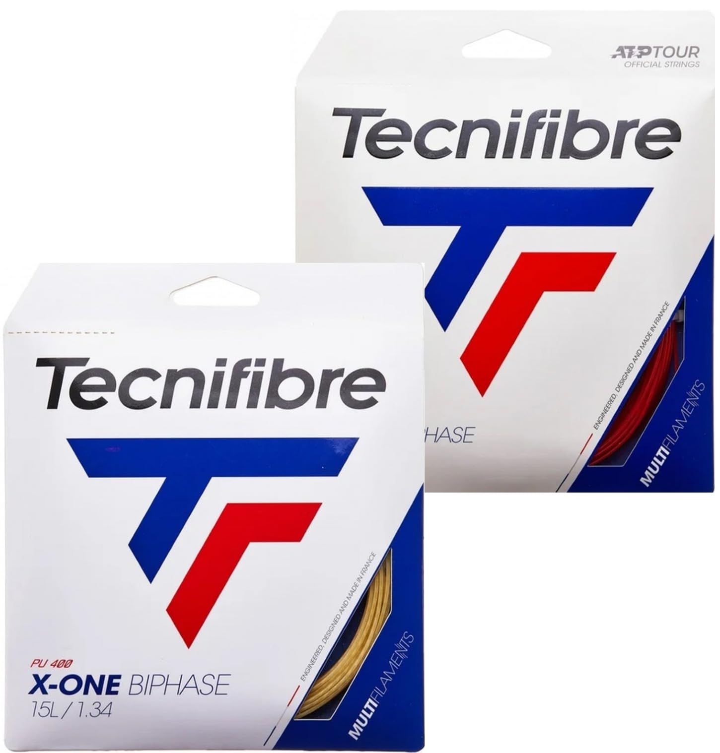 Tecnifibre X-One Biphase Tennis String Set Multipacks (2-4-6-8-Packs)