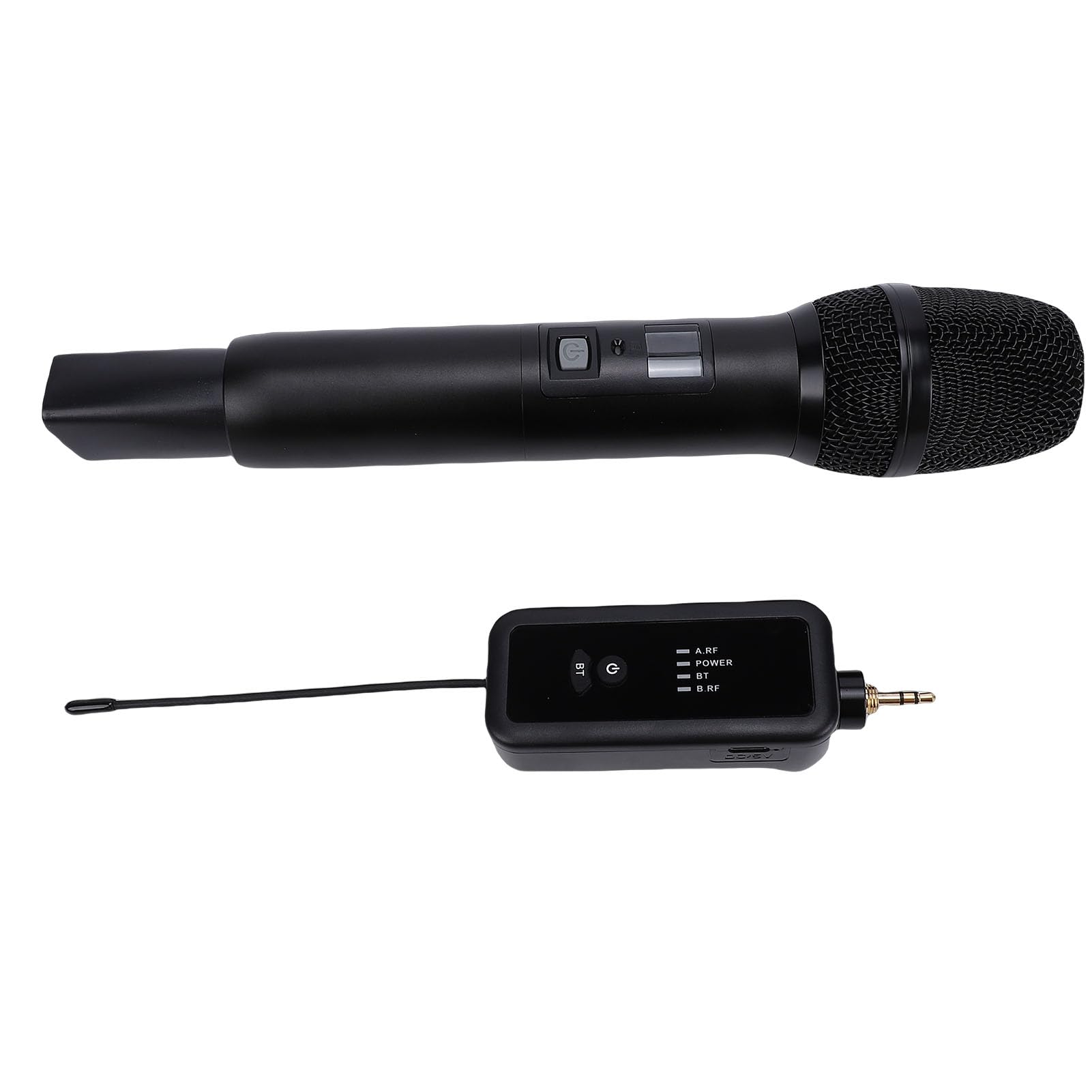 Microfonico Portatile Wireless, Microfono Dinamico, Microfono per Voce Chiara con Design Leggero e Portatile, Ideale per Karaoke, Streaming Live, Riunioni e Spettacoli all'aperto