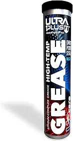 ULTRA 1PLUS Ultra1Plus Multipurpose Lithium Complex Grease | Tubo De Graxa De Lítio Lubrificante De Alta Temperatura | Tubo De Graxa Vermelha E Pegajosa 14 Oz Nlgi 2 | Rolamento De Roda, Eixo, Trato