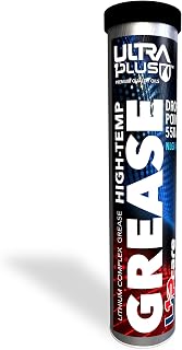 Ultra1Plus Multipurpose Lithium Complex Grease | High Temp Lubricant Lithium Tube | Red and Tacky Tube 14 oz NLGI 2 | Wheel Bearing, Axle, Tractor, Boat Trailer, Heavy Equipment and More