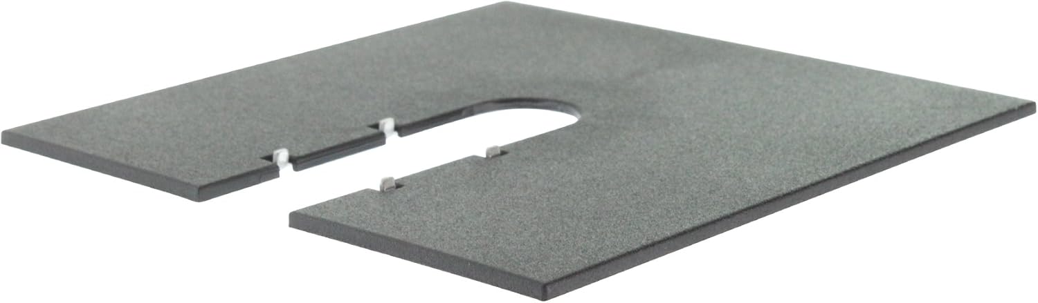 Lightolier 6060BK Lytespan Track Lighting Basic/Advent End Feed Canopy Kit, Black