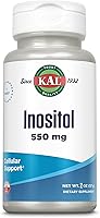 Vista 8 de KAL Polvo de inositol 550 mg, salud cerebral, sistema nervioso y suplemento de apoyo del estado de ánimo, apoyo de salud celular, fórmula